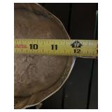 Silver-Plate Serving Trays - Ornate Pierced Edges - Made in India (Lot of 4)