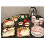 Spode Saint Nick for Williams-Sonoma Christmas Dinnerware Set - Made in England (2005)