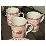 Spode Saint Nick for Williams-Sonoma Christmas Dinnerware Set - Made in England (2005)