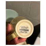 Vietri Italian Ceramic Dinnerware & Mugs - Bird & Cherry Motifs, Assorted Plates & Pitcher