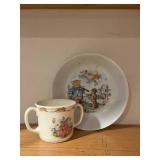Royal Doulton Bunnykins Mug & Plate Set - Rabbit Motif