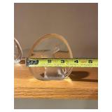 Maleras Crystal Animal Sculptures Set - Rabbits in Arch, Deer in Rock, Lion Medallion