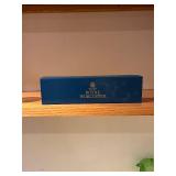 Royal Worcester Vase & Floral Cake Knife in Blue Box