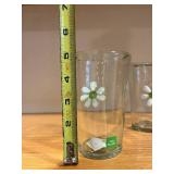 Anthropologie Daisy Glass Tumblers - Set of 3