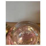 Murano Millefiori Glass Bottles - 2-Pack with Stoppers