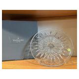 Waterford Crystal Round Cake Stand Pedestal 9-10 in Diameter Box Included