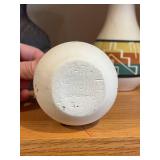 Sioux Pottery Vases - 3-Piece Native American Handcrafted Set