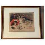 Polonia Original French Poster - Suite de Valses sur Chopin - Par Pierre Muller