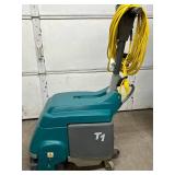 MSRP $6,000 Tennant T1 Walk-Behind Floor Scrubber, Compact Commercial Floor Cleaning Machine, Corded Electric, Only 143 Hours, Ideal for Office, Warehouse & Retail! Handle Folds Down For Compact S