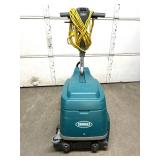 MSRP $6,000 #2 Tennant T1 Walk-Behind Floor Scrubber, Compact Commercial Floor Cleaning Machine, Corded Electric, Only 348 Hours, Ideal for Warehouse & Retail! Handle Folds Down For Compact Storag