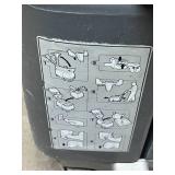 MSRP $6,000 #2 Tennant T1 Walk-Behind Floor Scrubber, Compact Commercial Floor Cleaning Machine, Corded Electric, Only 348 Hours, Ideal for Warehouse & Retail! Handle Folds Down For Compact Storag