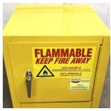 MSRP $800 – Eagle Model 1901 Flammable Safety Storage Cabinet, 2 Gallon Capacity, NFPA 30 Compliant, OSHA Approved, Locking Steel Cabinet with Keys for Labs Shops & Facilities - Excellent Condit