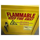 MSRP $800 – Eagle Model 1901 Flammable Safety Storage Cabinet, 2 Gallon Capacity, NFPA 30 Compliant, OSHA Approved, Locking Steel Cabinet with Keys for Labs Shops & Facilities - Excellent Condit