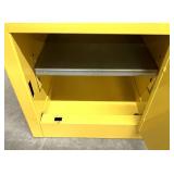 MSRP $800 – Eagle Model 1901 Flammable Safety Storage Cabinet, 2 Gallon Capacity, NFPA 30 Compliant, OSHA Approved, Locking Steel Cabinet with Keys for Labs Shops & Facilities - Excellent Condit