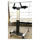 Height Adjustable Roller Patient Walker Pneumatic Stand Up Walking Aid - Good Condition