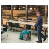 MSRP $6,000 Tennant T1 Walk-Behind Floor Scrubber, Compact Commercial Floor Cleaning Machine, Corded Electric, Only 143 Hours, Ideal for Office, Warehouse & Retail! Handle Folds Down For Compact S