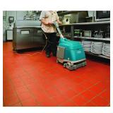 MSRP $6,000 Tennant T1 Walk-Behind Floor Scrubber, Compact Commercial Floor Cleaning Machine, Corded Electric, Only 143 Hours, Ideal for Office, Warehouse & Retail! Handle Folds Down For Compact S