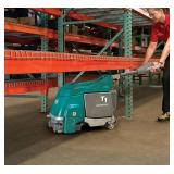 MSRP $6,000 Tennant T1 Walk-Behind Floor Scrubber, Compact Commercial Floor Cleaning Machine, Corded Electric, Only 143 Hours, Ideal for Office, Warehouse & Retail! Handle Folds Down For Compact S