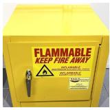 MSRP $800 – Eagle Model 1901 Flammable Safety Storage Cabinet, 2 Gallon Capacity, NFPA 30 Compliant, OSHA Approved, Locking Steel Cabinet with Keys for Labs Shops & Facilities - Excellent Condit