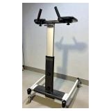 Height Adjustable Roller Patient Walker Pneumatic Stand Up Walking Aid - Good Condition