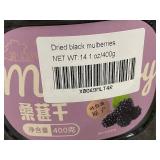 Organic Lavender Flowers 4 oz & Dried Black Mulberries 400 g Bundle