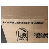 Taco Bell Queso-Burrito Cravings Kit - 6 Cartons