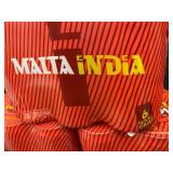 Malta India Malt Beverage 12 oz Cans (Lot of 18)