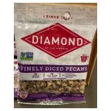 Diamond of California Finely Diced Pecans 2.25 oz (64 g) Per Bag - 6 Bags