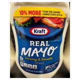 Kraft Real Mayo 22 oz Creamy & Smooth Mayonnaise - 3-Pack Bottles