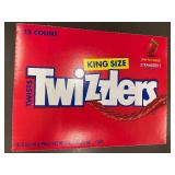 Twizzlers King Size Strawberry Candy Box - 15 Count