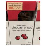 4x Lesley Stowe Raincoast Crisps Cranberry and Hazelnut Crackers - 5.3 oz (150 g)