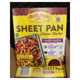 Old El Paso Sheet Pan Dinner Starter Tangy Fajita 10-Pack 3.9oz (110g) - 7/25/2024