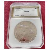 1983-S Olympiad 90% Silver Dollar