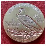 Indian Gold Style 1 oz Silver Round