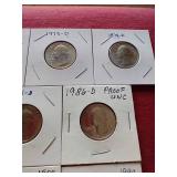 (17) Washington Quarters - Mostly Unc & Proof