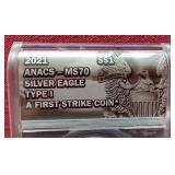2021 1 oz. American Silver Eagle - ANACS MS70