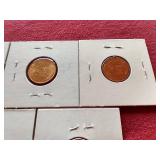 (5) Wheat Pennies - Steel & Some Uncirculated