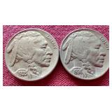 Nicer 1935 & 1936 Buffalo Nickels