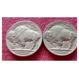 Nicer 1935 & 1936 Buffalo Nickels