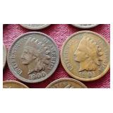 (11) Indian Pennies - 1900 Full Liberty!