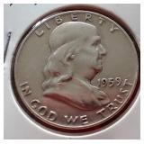 (4) Franklin Half Dollars