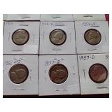 (20) 1940s & 50s Nickels