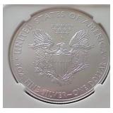 2014(W) 1 oz American Silver Eagle - NGC MS69