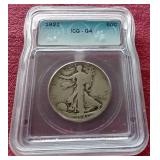 1921 Walking Liberty Half Dollar - Key Coin! ICG G4