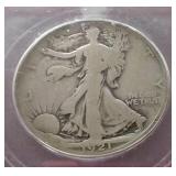 1921 Walking Liberty Half Dollar - Key Coin! ICG G4