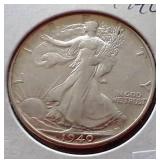 (3) Walking Liberty Half Dollars