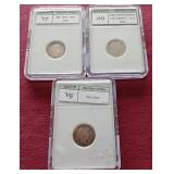 (3) Barber Dimes