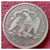 1875 Liberty Seated Half Dollar