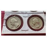 (8) 90% Silver Washington Quarters