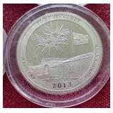 (4) Silver Proof America the Beautiful Quarters